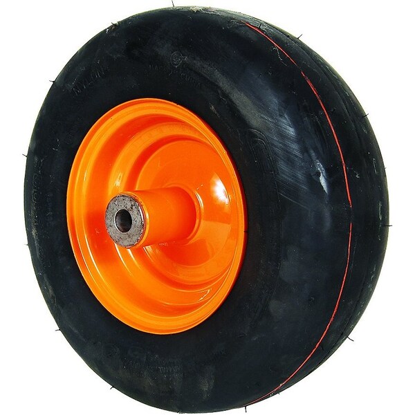 WHEEL-SMOOTH, 13X5X6, ORANGE, FP 12.15" x12.1" x5.85"